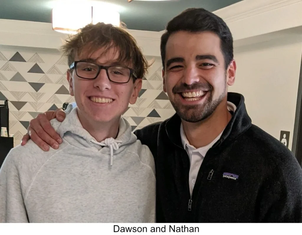 Hoops with Dawson and Nathan