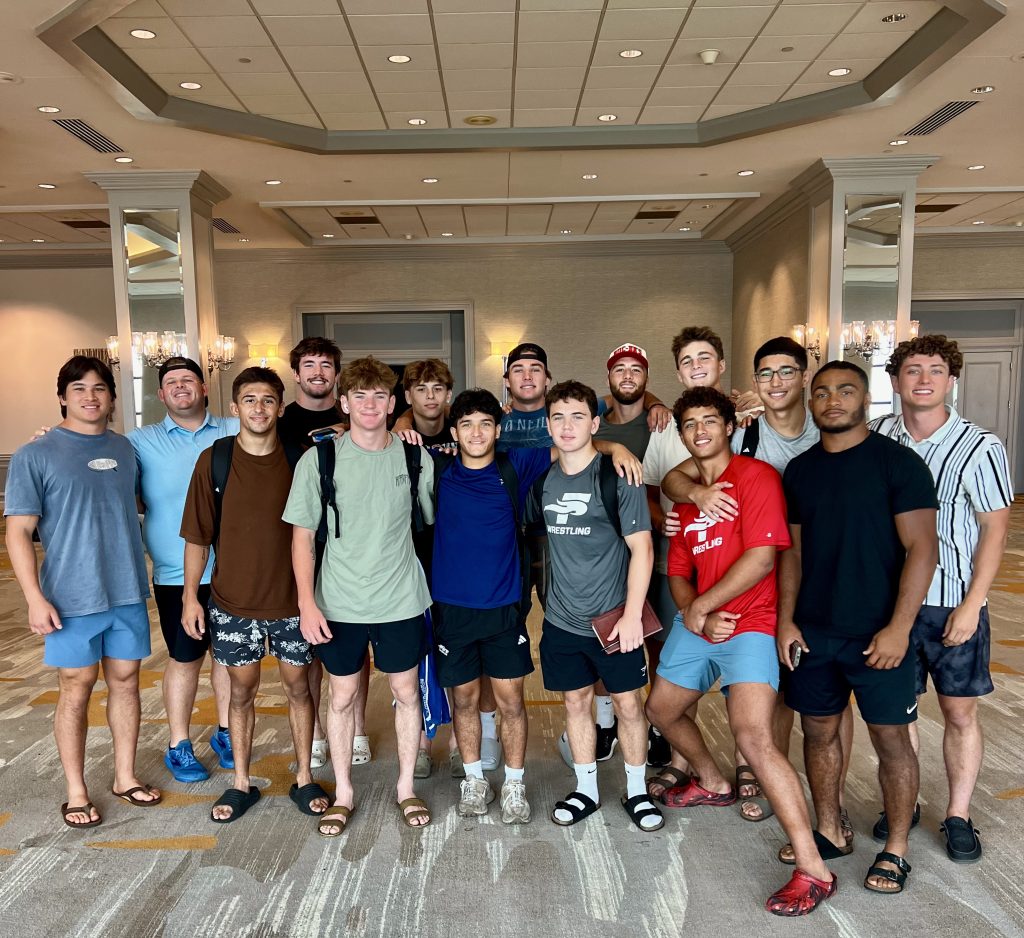 Wrestling team represents at Fall Retreat