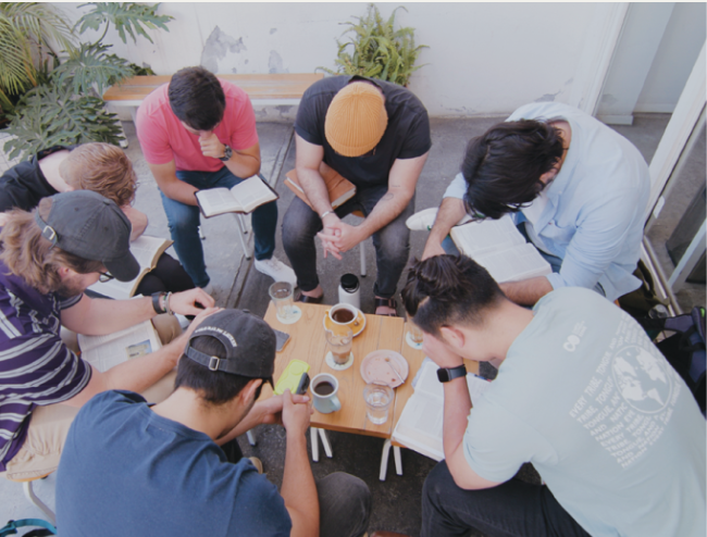 six students join in prayer this June and February